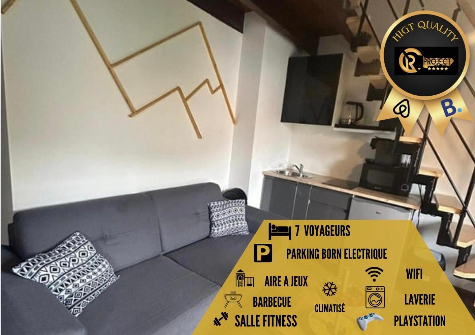 Reve Divin T4 Avec Parking-Barbecue-Laverie-Bagagerie-Salle De Sport-Aire De Jeux-Climatise Lourdes Luaran gambar